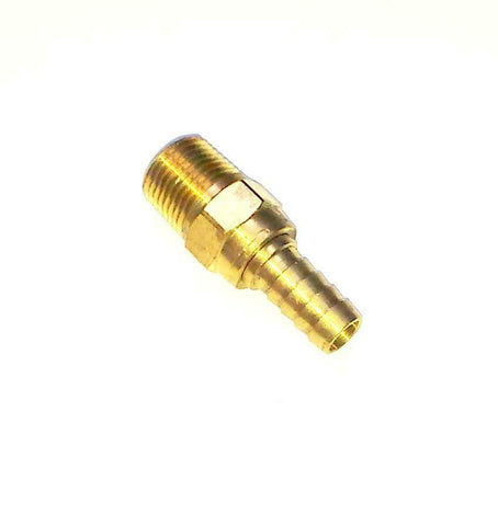 New Unbranded Straight Brass Barb Fitting 1/2" Hose X 1/2 NPT