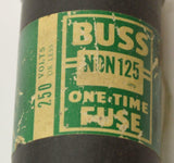 BUSS  BUSSMAN  N0N125  ONE-TIME FUSE 125 AMP 250 VAC CLASS H