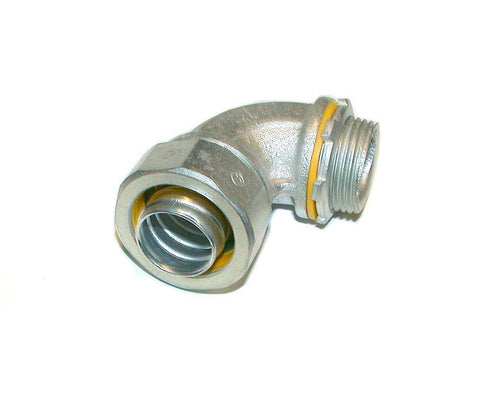 NEW OZ-GEDNEY FLEX CONDUIT LIQUID TIE CONNECTOR 1" 90 DEGREE  (20 AVAILABLE)