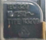 Hubbell H320B IEC320 Power Connector C19 Inlet 20A 250VAC; Quick Connect