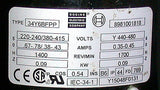 BODINE MOTOR AND BOSCH GEARBOX .09 KW  MODEL 34Y6BFPP