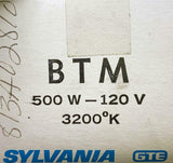 Sylvania BTM Halogen Lamp Bulb 500 Watts 120 Volts