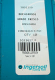 Lot of 10 New Ingersoll Carbide Tin Coated Form Milling Insert BDE434R001 IN2515