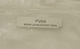 Pack of 10 New Conek Pneuforce  PV04  Push Lock Elbows 4 mm Airline