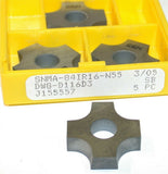 Lot of 4 New Newcomer Indexable Carbide Inserts SNMA-84IR16-N55
