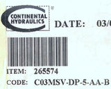 Continental C03MSV-DP-5-AA-B Check Valve