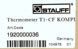 Stauff T1-CF 1920000036 Thermometer 32-210°F 0-100°C