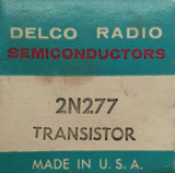 Delco Radio Semiconductors 2N277 Transistor