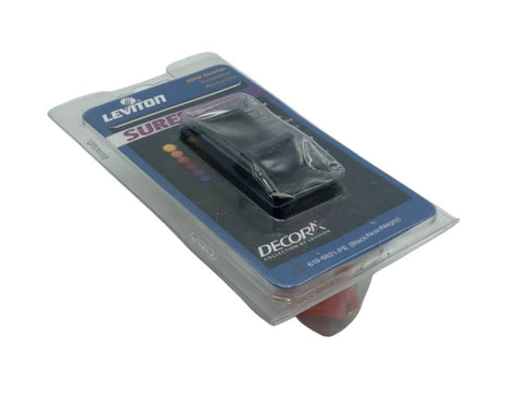 Leviton 619-6621-PE Sureslide 600W Dimmer Single Pole On/Off Switch - Black