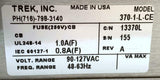 Trek 370-1-L-CE High Speed Electrostatic Voltmeter 90-127 VAC - SOLD AS IS