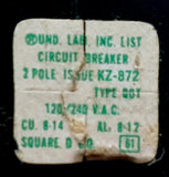 Square D QOT2020 2 Pole Tandem Circuit Breaker 20/20A 120-240VAC