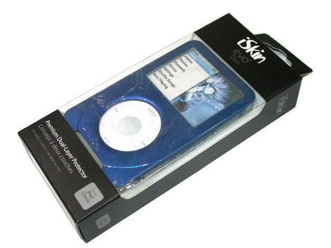 New iSkin Evo4 Duo Case -Electra Blue -for iPod classic - E4R2BE-A