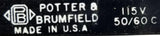 Potter & Brumfield PRIIAY Relay Coil 115-230Vac 50-60 C 1HP 1PH 25A ACIPH