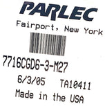 Parlec 7716CGD6-3-M27 Tapping Tap Numbertap Adapter TA10411 DIN 376 M27