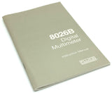 Fluke Model 8026B Digital Multimeter Instruction Manual