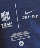 Nike NFL Team Apparel Men's Dri-Fit St. Louis Rams Football Navy Shirt Size M