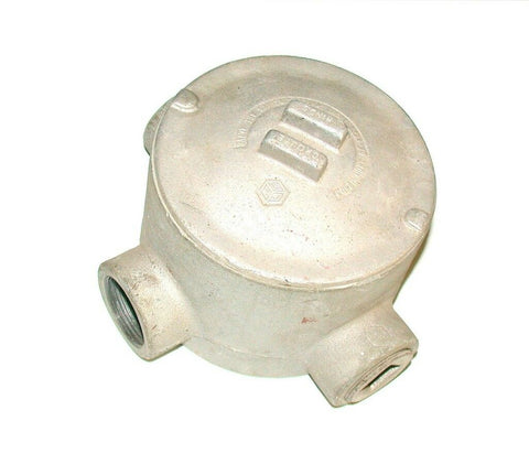 CROUSE-HINDS EXPLOSION PROOF CONDUIT OUTLET BOX 1 1/4" MODEL GUAT49