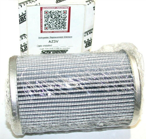 Up to 2 New AZ3V Schroeder 3 Micron Synthetic Replacement Filter Element
