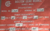 BOSTON GEAR RATIOTROL DC1/6 HP  SPEED CONTROL MODEL R16