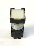 General Electric CR104MA2216 Oiltight Pushbutton White 2 N.O. 2 N.C.