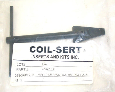 Coil-Sert Extracting for 7/16-1"(M11-M20) Model EX227-16 New