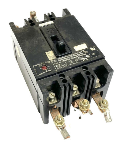 Westinghouse 1265C95G01 3-Pole Circuit Breaker 100A 600VAC Continuous