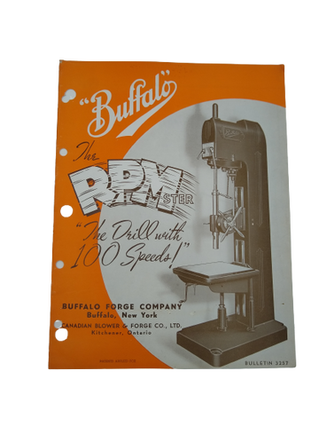 Buffalo Forge Company- RPMSTER Bulletin 3257