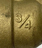 FNW FNW411F Brass Ball Valve 3/4" 600 WOG