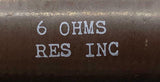 Res Inc. 6 OHMS Power Resistor