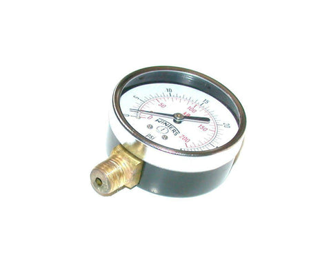 WINTERS  Z0454  BOTTOM MOUNT GAUGE 1/4 NPT 2" DIAMETER 0-30 PSI