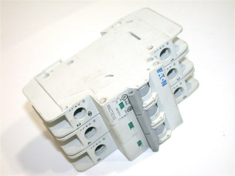 EATON 2 AMP CIRCUIT BREAKER DIN MT 3 POLE WMZT3D02