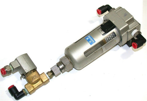 UP TO 3 SMC 3/8" VACUUM DRAIN SEPARATOR AMJ3000-NO2B W/2-WAY MEDIA VALVE VXA2120
