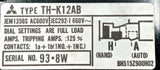 Mitsubishi TH-K12AB Protection Relay 660VAC Adj. Range 1.6A - 1A