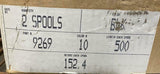 Belden 9269 Coaxial Coax Cable  RG-62A/U 22 AWG Type 93 OHM Black 1000 FT Spool