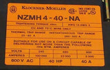 New Klockner Moeller  NZMH4-40-NA  3-Pole Circuit Breaker 600 VAC 40 Amp