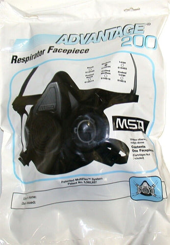 Up to 10 New Advantage 200 MSA Respirator Facepiece 815444