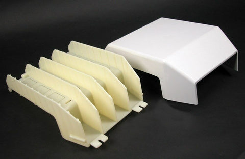 NIB Wiremold Legrand 5574A Ivory Transition Fitting 5500 to 5400 Series Raceway