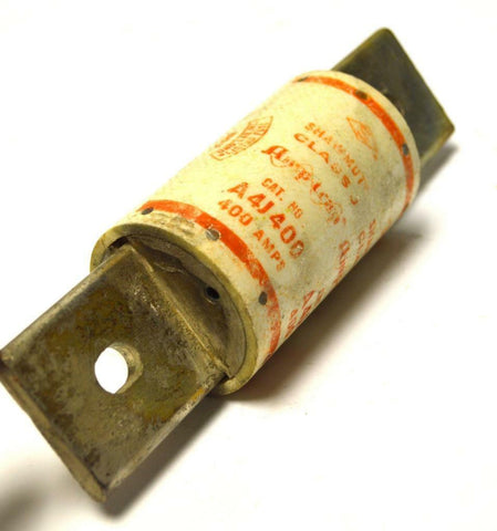 SHAWMUT AMP-TRAP A4J400 TIME DELAY DUAL ELEMENT FUSE 400 AMPS