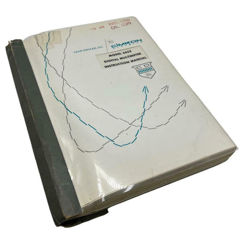 Cimron Division Model 6653 Digital Multimeter Instruction Manual