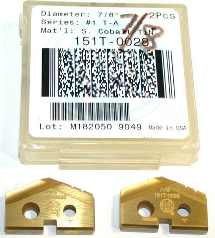 2 Allied Machine Original T-A 7/8" Carbide Spade Drilling Insert 151T-0028