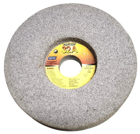 Norton 32A46-IVBE Grinding Wheel 7 x 1-1/4 x 1-14 REC.2-3/4X5/8 UPC-66252942834