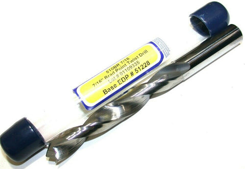 Up to 2 New Ultratool Brad Point 2-Flute Carbide 7/16" Drills 51228