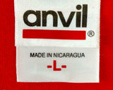 Anvil Men's Ron Jon Surf Shop Spring Break 2012 Panama City Red Shirt Size L