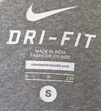 Nike Dri-Fit Men's New Denver Broncos Training Camp NFL Gray Shirt Size Small