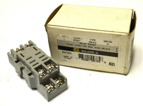 NEW SQUARE D 8501 SERIES A RELAY SOCKET