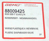 New Gemu   88009425  Plastic Diaphragm Valve