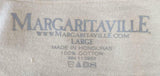 Margaritaville Men's Tap In For Birdie Paradise Golf Tan Shirt Size Large