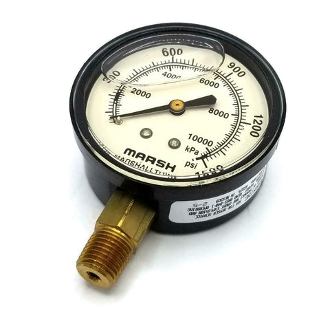 Marsh 17158 Liquid Filled Gauge 0-1500 PSI