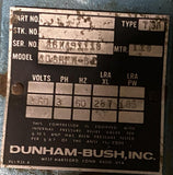 Dunham Bush 408HFN Compressor 73A 460V 3 Phase