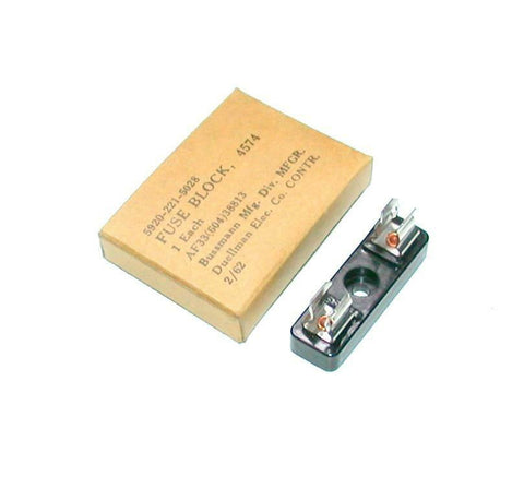 NIB New Bussman  4574  Single Pole Fuse Holder Block